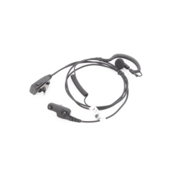 TX PRO TX-110N-S05 Micrófono-Audífono Profesional / Gancho Ergonómico en G / Cable con Resorte Reforzado en Kevlar / PTT de Solapa / Conector 2 Pines Atornillable para ICOM - Img 3