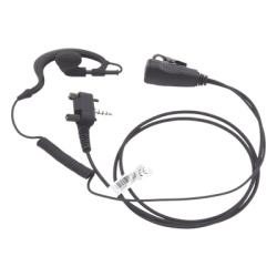 TX PRO TX-110N-V03 Micrófono de Solapa con Audífono / Cable PU Flexible Retráctil / Reforzado con Kevlar / PTT con Clip / Compatible VX-160/231/400 / Diseño Discreto - Img 2