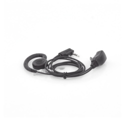 TX PRO TX-300M-K01 Micrófono de Solapa con Audífono / PTT Integrado / Cable Kevlar Reforzado / Gancho PTE Ajustable / Compatible Radios Kenwood TK/NX/TKD - Img 3