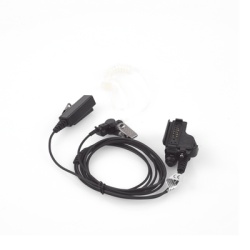 TX PRO TX-880-M06 Micrófono-Audífono de Vigilancia / 2 Cables / Tubo Acústico Grado Médico / PTT Separado / Compatible Motorola Multipin - Img 5
