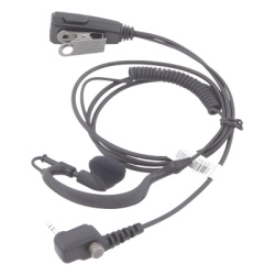 TX PRO TX110NH04 Micrófono-Audífono / Gancho Ajustable Tipo G / Cable con Resorte / Conector 3.5 mm Atornillable / PTT de Solapa - Img 4