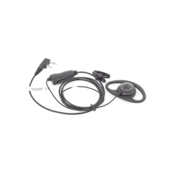 TX PRO TX160NK01 Micrófono de Solapa con Gancho Auricular / Compatible con Radios Kenwood TK y NX Series / Cable Reforzado con Kevlar / PTT Ergonómico / Clip Rotatorio 360° - Img 5