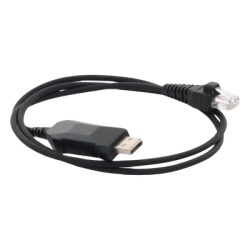 TX PRO TXCP740K Cable Programador USB / Conector USB-A a RJ45 / Longitud 1 m (3.3 ft) / Compatible Windows 98 a Server 2022 / PU Negro Alta Durabilidad - Img 2