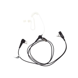TX PRO TXEHMAV2 Microfono - audifono de solapa con tubo acustico transparente para TC-500/ 518/ 600/ 610/ 700 y radios GP300/ PRO2150/ P110/ GP350/ SP-10/ PRO3150/ EP450/ EP350/ MAG ONE / R2 / DEP250