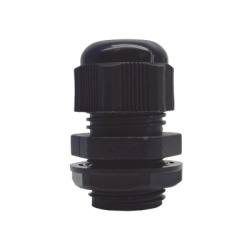 TX PRO TXG-PG-12NBK Conector Plastico Negro Tipo Glandula para Rosca NPT 1/2"
