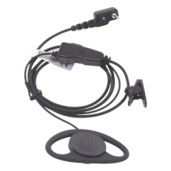 TX160NH04 Micrófono de Solapa con Auricular de Gancho / 50 Hz - 10 kHz / 2.2 kΩ / 100 Ω / 1.64 ft Cable