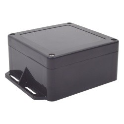 TXG-0152-BK Gabinete de Protección Exterior / IP65 / 120 x 120 x 60 mm / ABS / -20 a 60°C / Cierre por Tornillos