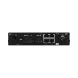 UBIQUITI SM-SW-40 Controlador de carga MPPT SunMax SolarPoint 24V 7A para interior con switch PoE pasivo 24V integrado para alimentar equipos airMAX