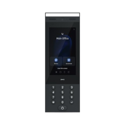 UBIQUITI UA-INTERCOM UniFi Intercom para interior/exterior IP65 Lector NFC y QR / Pantalla tactil 7" camara bocina y microfono sensor de movimiento funciona con UniFi Access