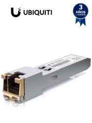 UBIQUITI UBI4160005 UBIQUITI UACC-CM-RJ45-1G - Modulo de Fibra UFiber/ Convertidor de SFP a RJ45/ 1000Mbps/ Distancia de hasta 100m de Conexion