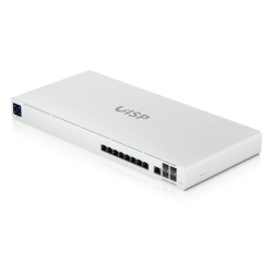 UBIQUITI UISP-R-PRO Router para ISP / 9 Puertos GbE RJ45 / 4 Puertos 10G SFP+ / Switch Capa 2 / NAT 9.5 Gbps / Pantalla Táctil 1.3" / Montaje en Rack