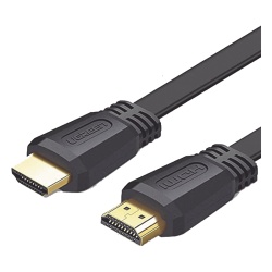 UGREEN 50819 Cable HDMI 2.0 Plano de 1.5 Metros (4.92 Pies) / 4K@60Hz / HDR / 3D / HEC (Canal Ethernet HDMI) / ARC (Canal de Retorno de Audio / Color Profundo de 48 Bits / Audio de 32 Canales / HDCP /