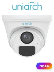 UNIARCH UACT112AF28 - CÁMARA ANALÓGICA TURRET / 2MP / AHD/TVI/CVI/CVBS / LENTE 2.8mm F2.0 / MICRÓFONO-INTEGRADO / IR 20M / DWDR / IP67 / 3-AXIS