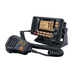 UNIDEN UM725GBK Radio Movil Marino VHF / 25W RF / GPS Integrado / NMEA 2000 / DSC Clase D / IPX8 Sumergible / Negro