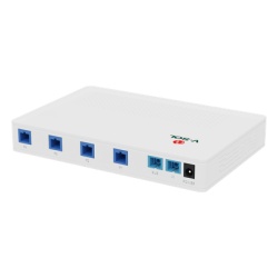 V-SOL V1805PU Splitter Activo 1x4 para Alimentacion de 4 Dispositivos POF 1 Puerto de cascadeo para continuidad puertos SC/UPC