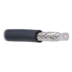 VIAKON RG-58U-SYS/1000 Cable Coaxial RG Broadcast RG58USYS / 305 Metros (1000 Pies) / Intemperie / 20 AWG / Blindaje de Malla Trenzada de Cobre EstaNado (CuSn) 96% / Aislante de PolietilEno SOlido / H