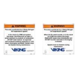 VIKING 26407-S Senalamiento de Advertencia Almacenamiento de Cilindros | Sistemas de Extincion Oxeo