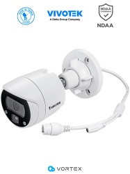 VIVOTEK VIV0030010 VIVOTEK IB639(1YL) - Camara IP VORTEX Essential Series bullet exterior 2 MP Lente fijo 2.8mm IR 30m WDR digital IP66 IK10 NDAA Almacenamiento 128GB Analiticas IA: Intrusion