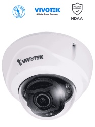 VIVOTEK VIV0140002 VIVOTEK FD9387-FR-v2 - Camara IP domo exterior antivandalica 5 MP reconocimiento facial integrado lente varifocal motorizado 2.7-13.5mm WDR Pro Smart IR II 50m ciberseguridad