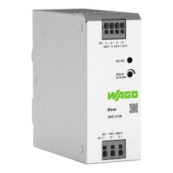 WAGO 2587-2146: fuente de alimentación BASE de 24 VCD, 10 A (240 W), monofásica