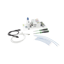 WAGO 8003-099/750-8212 Starter Kit Linux / Controlador PFC200 2da Generacion / 2 x Ethernet / RS-232/RS-485 / e!COCKPIT / e!RUNTIME / Modulos Digitales I/O / Fuente 24V DC