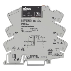 WAGO 857-724: módulo de relé de estado sólido de 24 VCC, 3 A, 6 mm, Push-in CAGE CLAMP® - Img 3
