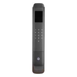 YALE-ASSA ABLOY MX83424 Cerradura Digital Cornelius / Reconocimiento Facial 3D / Sensor de Huella con IA / Capacidad de 100 Huellas 20 Face ID 100 Tarjetas MIFARE / Doble Verificacion / Bloqueo Automa