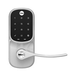 YALE-ASSA ABLOY MX89610 Cerradura Autonoma YRL226 con Teclado Tactil y Manija /Smarphone Control Opcional/ Para puertas de 35 mm a 45 mm de espesor.
