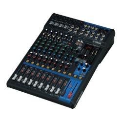 YAMAHA MG-12XU Mezcladora de Audio | 12 Canales | 6 Entradas de Microfono/linea | 2 Entradas Estereo | Efectos Integrados | Alimentacion Phantom | USB