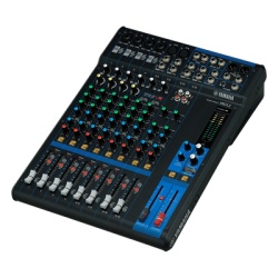 YAMAHA MG12 Mezcladora de Audio Analogica / 12 Canales / 6 Entradas Microfono-Linea / 2 Buses de Grupo / Preamplificadores D-PRE / Compresores de 1 Mando