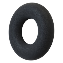 YEALINK LEATHER-EAR-CUSHION-FOR-UH34/YHS34-(1PCS) Almohadilla de Piel Sintetica de Repuesto para Diademas Yealink UH34 / YHS34 (1 Pieza)
