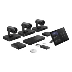 YEALINK MVC-S98-C5U-004 Sistema de Videoconferencia MVC-S98-C5U-004 de Yealink disenado para Salas Extra Grandes con Triple Camara Inteligente y Funciones Avanzadas de IA