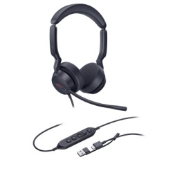 YEALINK UH44-DUAL-UC-USB-C/A Diadema Alambrica UH44 Dual UC de Yealink con Conectividad USB-C/A y Amplia Compatibilidad
