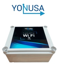 YONUSA YON1290001 YONUSA MWFLITE - Modulo Wi-Fi Lite compatible con energizadores NG Modular NG Convencional Alta Frecuencia Anti Plantas y Doble Zona Uso con aplicacion gratuita Yonusa Plus compa