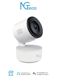 ZKTECO ZKT0030003 NGTECO NGC2301 - Camara PT WiFi / 1080p / Distancia IR 5 metros / Deteccion de movimiento / Movimiento 355 horizontal 80 vertical / Almacenamiento Local y en la Nube / Control Remot