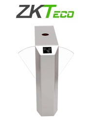 ZKTECO ZKT0910024 ZKTECO FBL220 - Barrera Peatonal de Aleta Bidireccional/ Acero SUS304/ Aletas de Acrilico / Infrarrojo de Seguridad/ 110V/ 5 millones de Ciclos/ 30 Personas x Min/ Carril 58 cm/ No