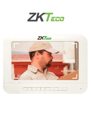 ZKTECO ZKT2210001 ZKTECO VDPIB3 - Monitor LCD de 7 pulgadas para Videoportero Analogico / Conexion mediante 4 Hilos / Resolucion 800480 pixeles / Imagen Nitida / Boton de NO Molestar / Hasta 25 Tonos