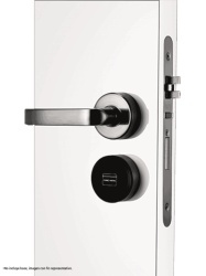 ZKTECO ZKT2450024 ZKTECO LH7500L- Cerradura Izquierda para hotel / MIFARE 13.56 Mhz / Aleacion de Zinc