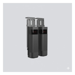 AccessPRO ACCESSPHW Haz Infrarrojo Inalambrico ACCESS-PHW / Transmisor y Receptor Photo Beam / Triple Frecuencia 409-458 MHz / Alcance 20 Metros / Bateria Litio 2300mAh / IP54 / Ajuste Angular -90Â° a