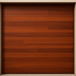 AccessPRO APDOOR-168GF Puerta de Garage de Alta Calidad / Estilo Americano / Acabado Laminado PREMIUM / Color Madera Clara / 16x8 Pies.