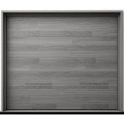 AccessPRO APDOOR-98CF Puerta de Garage de Alta Calidad / Estilo Americano / Acabado Laminado PREMIUM / Color Gris / 9x8 Pies.