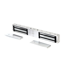 AccessPRO MAG1200D Chapa magnetica de 1200 Lbs /Para Puertas Dobles/ Interior/ LED / Sensor Bloqueo