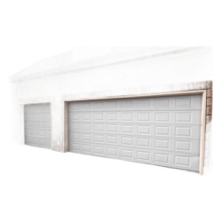 AccessPRO SEC-GAR168SC Seccion para puerta de Garage / Cuadro Corto / Color blanco / Para GARAGE168SC / Estilo Americana.