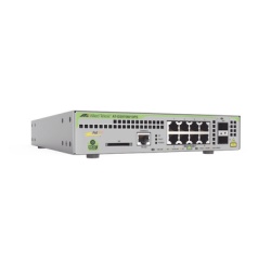 ALLIED TELESIS AT-GS970M/10PS-R-10 Switch PoE+ Administrable CentreCOM GS970M Capa 3 de 8 Puertos 10/100/1000 Mbps + 2 SFP Gigabit 124 W
