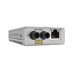 ALLIED TELESIS AT-MMC200LX/ST-TAA-60 Convertidor de medios Fast Ethernet a fibra optica conector ST monomodo (SMF) version TAA (Trade Agreement Act)