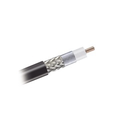ANDREW / COMMSCOPE CNT-400/1000 Cable Coaxial 90% de Blindaje Certificacion RoHS Conductor de Cobre Revestido de Aluminio 50 Ohms Carrete de 300 Metros (984.25 Pies)