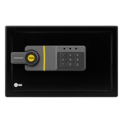 ASSA ABLOY MX86975 Caja Fuerte Electronica Residencial / Sistema de Apertura por Codigo 3-8 Digitos / Llave de Emergencia / Bloqueo de Seguridad 5 Minutos / Indicadores LED / Alimentacion 4 Pilas AA /