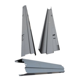ASSA ABLOY MX9045 Marco metalico para puerta de emergencia izquierda para puerta MX9041