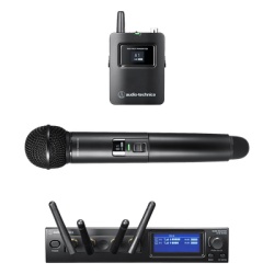 AUDIO-TECHNICA ATW-1423 Sistema Inalambrico Digital System 20 | 2.4 GHz | 24-bit 48 kHz | 20 Canales HD | AES128 Encryption | True Diversity | Gestion Wireless Manager