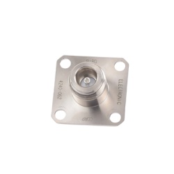 BIRD TECHNOLOGIES 4240-062 Conector N Hembra de Cambio Rapido / Wattmetro BIRD 43 4304 4 perforaciones a 18 mm Niquel/ Plata/ Teflon.a??